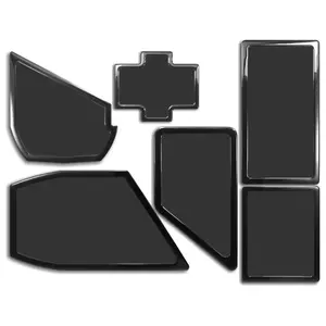 Dust filter DEMCiflex 0476 for NZXT Phantom 530, black, pack of 6