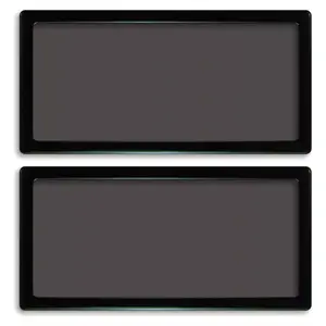 Dust filter kit DEMCiflex DAN Case A4 SFX, black, 269.6×149.7 mm, 2 pcs