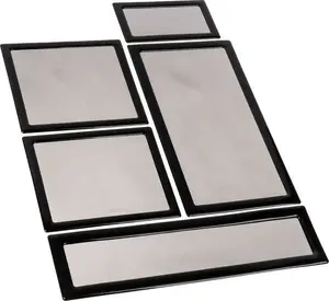 Dust Filter Set DEMCiflex for Lian Li TU150 Mini ITX case — black