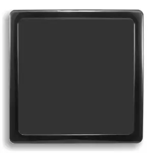 Dust filter DEMCiflex 200 mm square for computer case, black, 200×200 mm