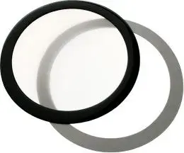 Dust filter DEMCiflex 120 mm round, black/white for case fan and ventilation openings