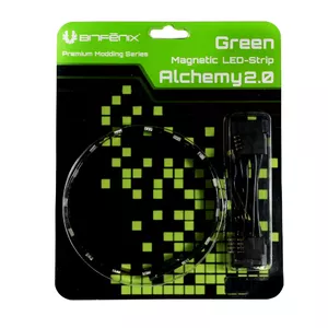 Indoor LED Light Strip BitFenix Alchemy 2.0 120 mm, Green, 6 LEDs, PVC/PU/Copper