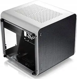 Mini-ITX case RAIJINTEK METIS EVO TG with tempered glass side panel — white