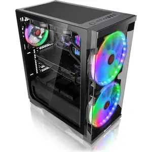 RAIJINTEK Silenos Pro Midi Tower корпус для ПК черный и прозрачный с поддержкой материнских плат ATX Micro ATX Mini-ITX