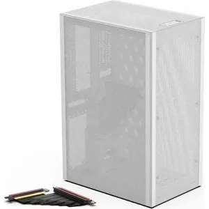 Mini-ITX korpuss ssupd Meshlicious Full Mesh PCIe 4.0 Edition — balts