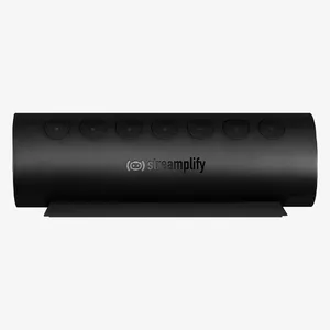USB koncentrators Streamplify HUB CTRL 7 — 7x USB 3.2 Gen 1 Type‑A, host USB 3.2 Gen 1 Type‑A, 24 W (12 V), melns