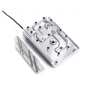 Water block BitsPower Monoblock for ASRock X399M Taichi RGB, Acrylic/Copper, Nickel-plated, 90×142×29.1 mm