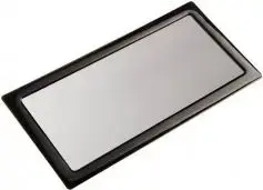 Dust filter for 240mm radiators DEMCiflex DF0031 — black frame and black mesh