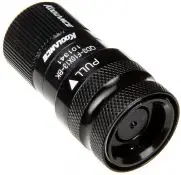 Koolance QD3 ātrsavienojums sieviešu taisnais uz 13/10 mm, no-spill, melns