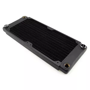 Radiator XSPC TX240 — 240mm water-cooling radiator, Black, 125×20.5×297 mm