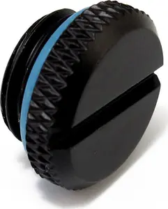 Threaded Plug G1/4 (V2) 10-pack by XSPC, black matte finish
