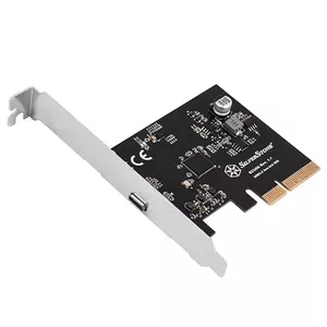 Интерфейсная карта Silverstone ECU06 USB 3.2 Gen 2 PCIe Низкопрофильная