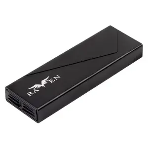SSD enclosure Silverstone SST-RVS03 M.2 Black USB Type-C 10 Gbit/s