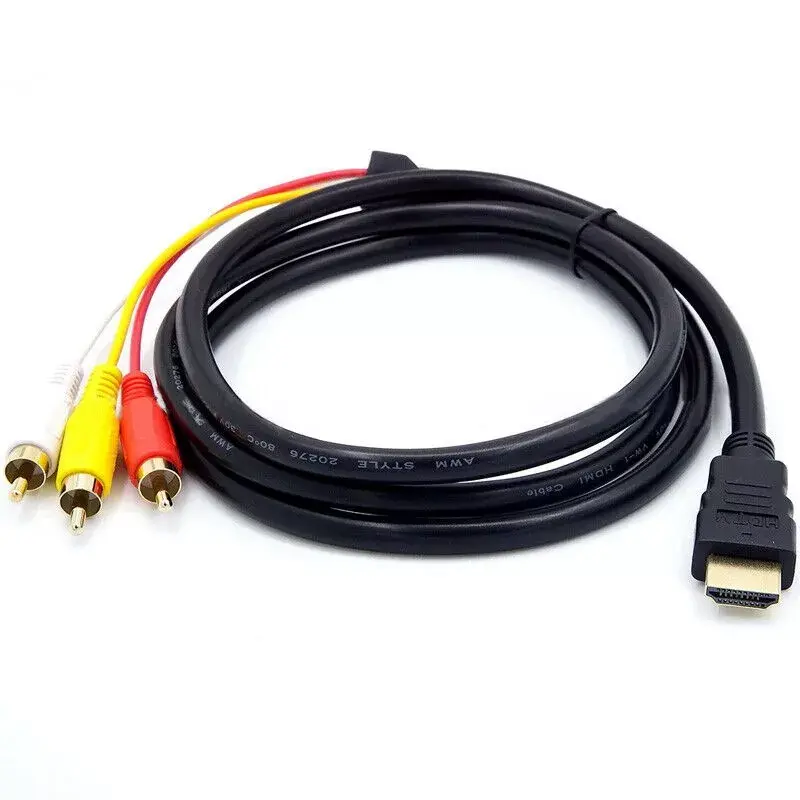 OMEGA HDMI A — 3 RCA кабель RF-3RCA-HDMI 1 м Photo 3