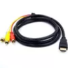 OMEGA HDMI A — 3 RCA кабель RF-3RCA-HDMI 1 м Photo 3