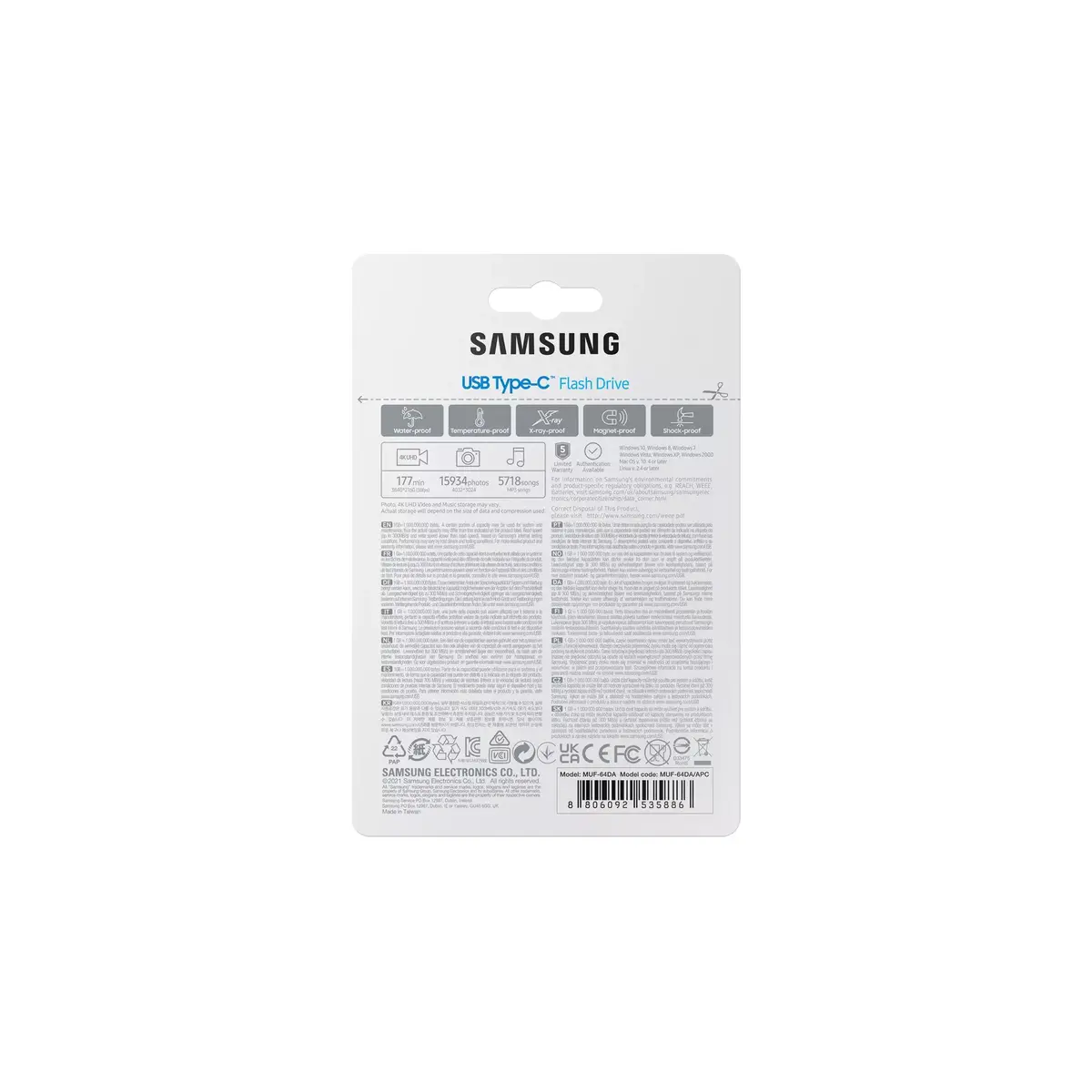 USB zibatmiņa Samsung 64 GB MUF-64DA Photo 10