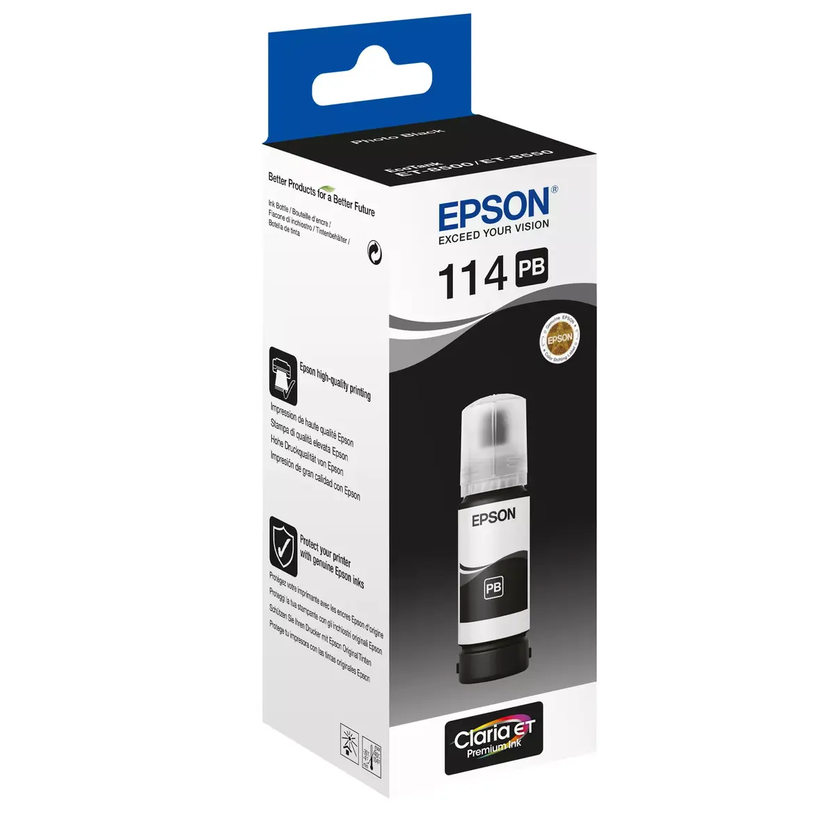 Epson 114 oriģinālais tintes kasetne foto melnā krāsā Photo 2