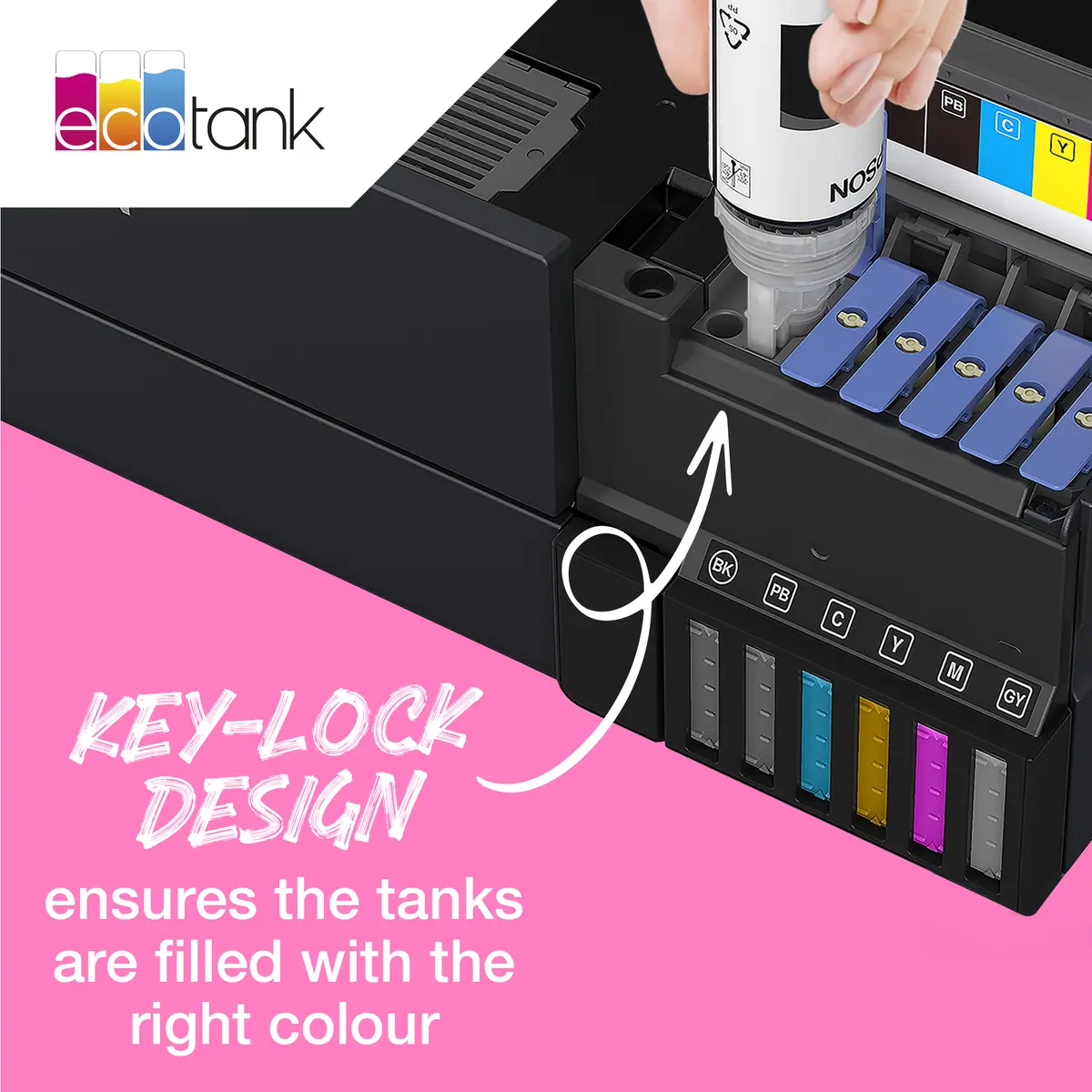 Epson 114 EcoTank Photo Black Ink Bottle C13T07B140 Photo 4