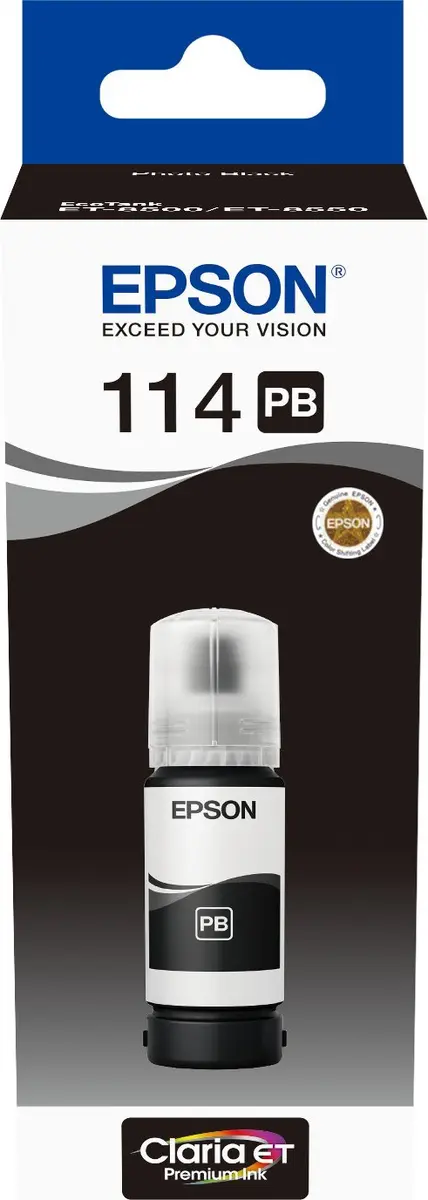 Epson 114 EcoTank Photo Black tintes pudele C13T07B140 Photo 9