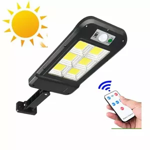 Outdoor wall-mount solar battery lamp Riff JX-616 with motion sensor and remote control