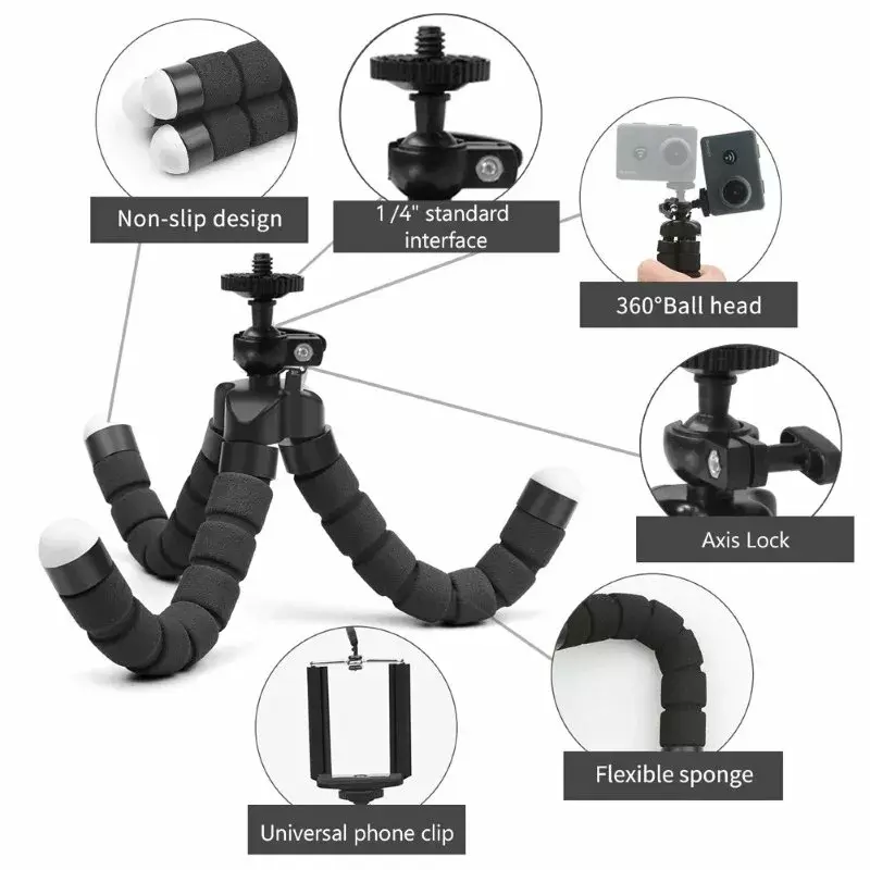 Tripod holder Riff RF-TRIP-RED flexible universal Photo 2