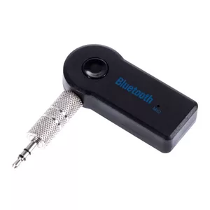 Riff BT-X5 Car FM Bluetooth Transmiteris ar 3.5mm Audio pieslēgumu + Mikrofona savienojumu Melna