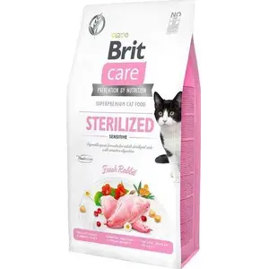 Сухой корм для стерилизованных кошек Brit Care Cat Sterilized Sensitive 2 кг