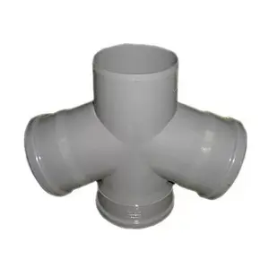 WAVIN PVC внутренняя канализационная крестовина 3038919 DN110 x 110 x 110 x 67°