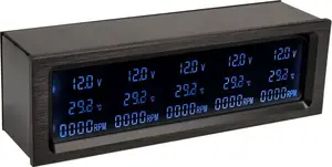 Fan Controller Lamptron CP530 — automatic fan controller with RGB, black