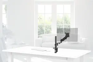 Monitor Mount Hama 00118496 35" Desk Black Clamp 12kg