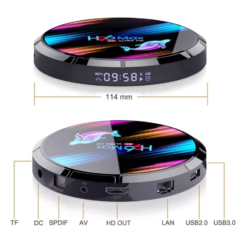 Riff H96 32GB 4K медиаплеер Smart TV Box Photo 3