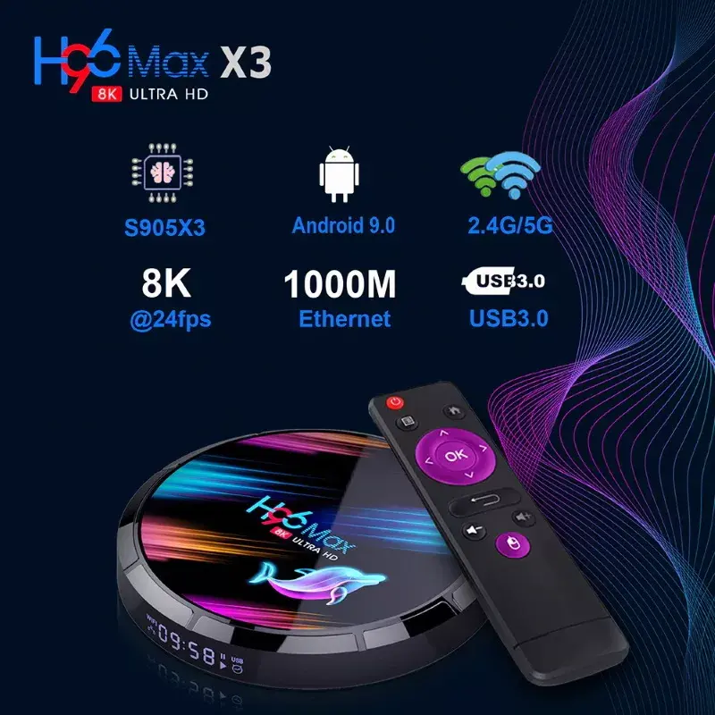 Riff H96 32GB 4K медиаплеер Smart TV Box Photo 8