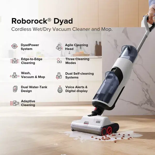 Вертикальный пылесос Roborock Dyad WD1S1A51-01 Photo 2
