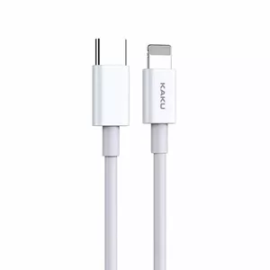 iKaku KSC-507 Durable TPE Universal Type-C to USB Data & Fast 3A Charger Cable 1m White