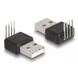 DeLOCK Adapter USB 2.0 Type-A male to 4 pin 90° angled