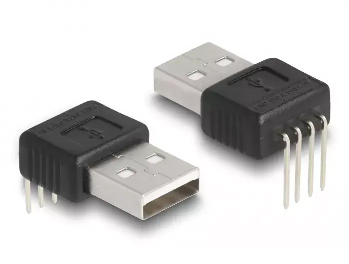 DeLOCK Adapter USB 2.0 Type-A male to 4 pin 90° angled Photo 2