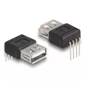 Адаптер DeLOCK USB 2.0 Type-A female к 4 pin 90° угол