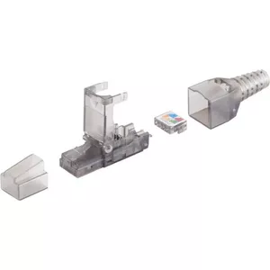 Сетевой разъем ShiverPeaks 08-51002 Cat 6A безинструментальный RJ45 UTP, для патч-панели/китстоуна