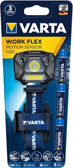 Налобный фонарь Varta WORK FLEX MOTION SENSOR H20 Photo 3