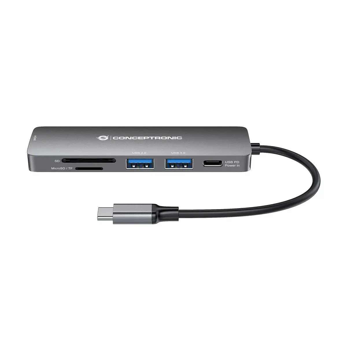 USB Hubs Adapteris Conceptronic DONN 6-in-1 Photo 2