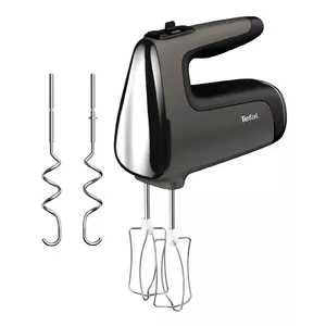 Ручной миксер Tefal Powermix Silence HT650E — 600 Вт, 1.2 кг, серебристый, 5 скоростей, турбо, детали для посудомойки