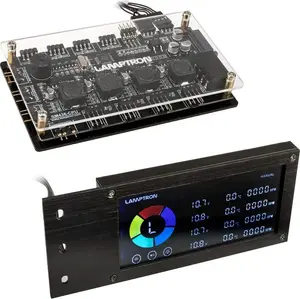 Lamptron SM436 PCI fan and RGB LED controller, black