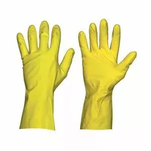 Перчатки латексные Rubberex, XL, кремового цвета
