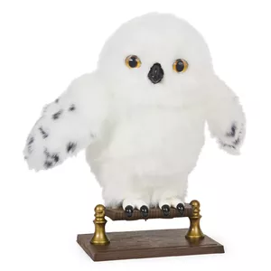 Wizarding World Harry Potter, Enchanting Hedwig Interactive Owl with Over 15 Sounds and Movements and Hogwarts Envelope, Christmas Gifts for Kids