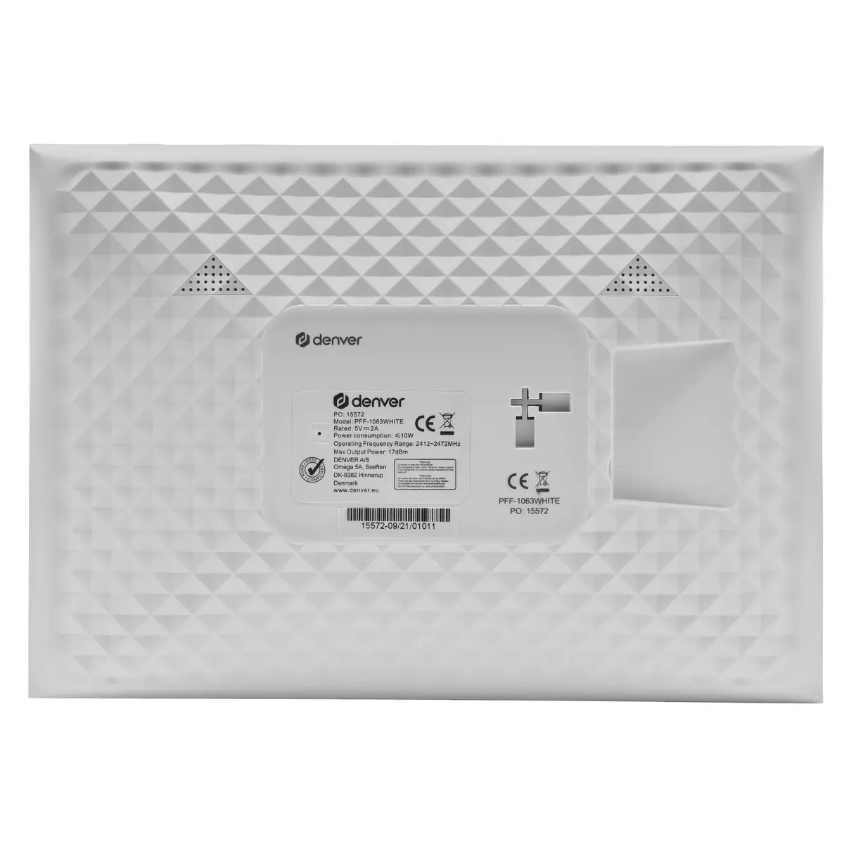Digital Photo Frame Denver PFF-1063WHITE Photo 5