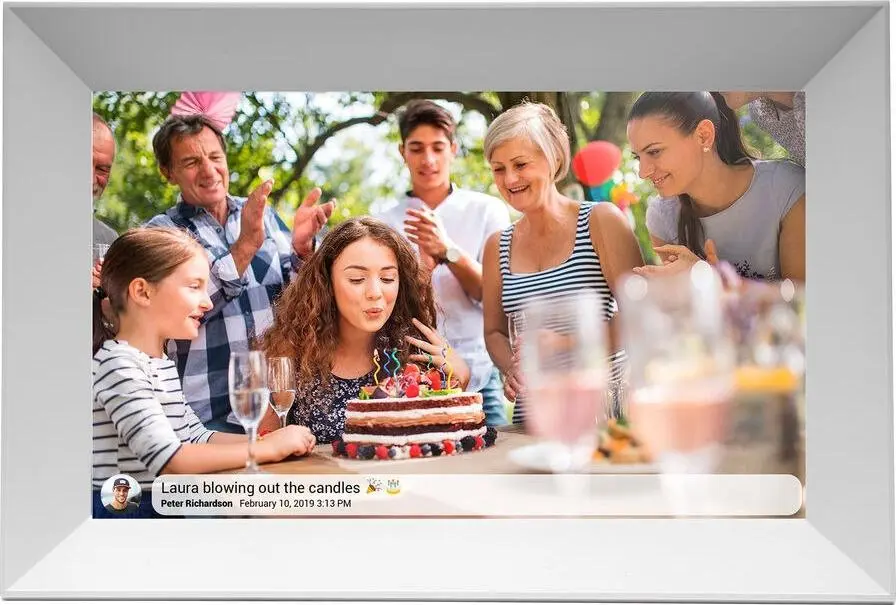 Digital Photo Frame Denver PFF-1063WHITE Photo 9
