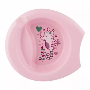 CHICCO Easy feeding bowl, 6m+, pink