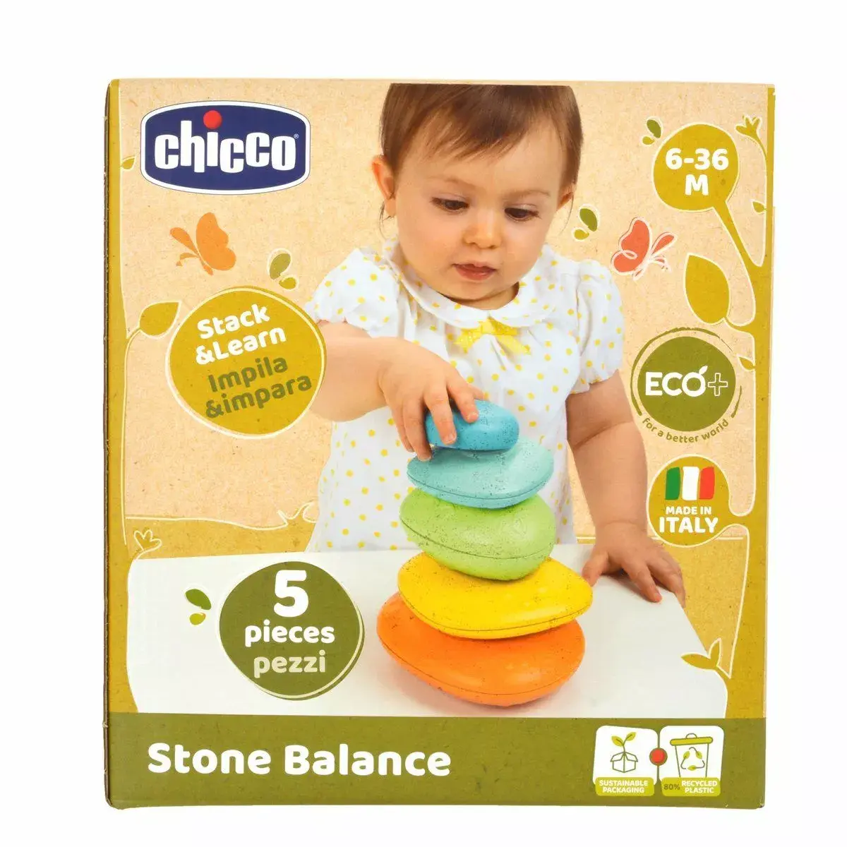 Izglītojošā rotaļlieta CHICCO Stone Balance Photo 5