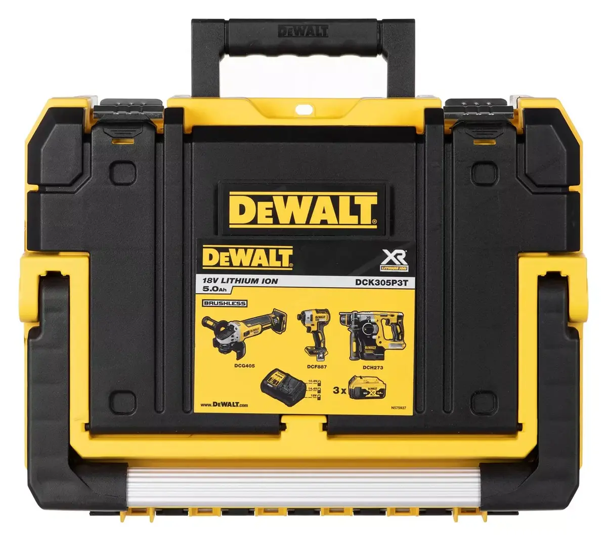 Elektrodarbarīku komplekts DeWalt DCK305P3T Photo 27