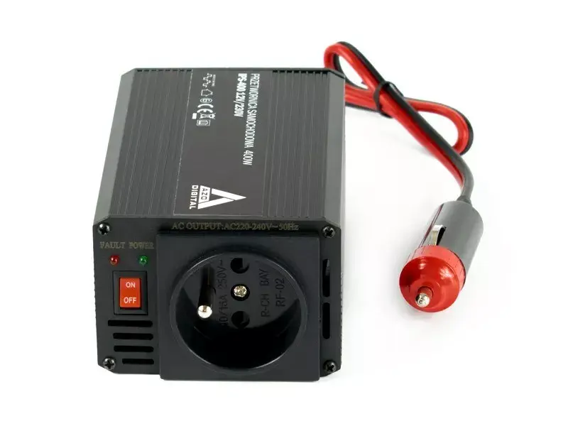 Автомобильный инвертор AZO Digital IPS-400 12V 230V 400W Photo 4